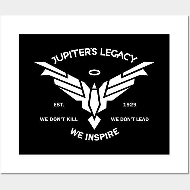 Jupiter's Legacy - The Code Wall Art by BadCatDesigns